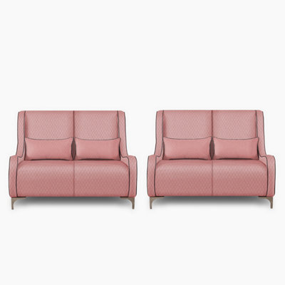 Emelda Grace Phluid Small Sofa Ensemble - Pink