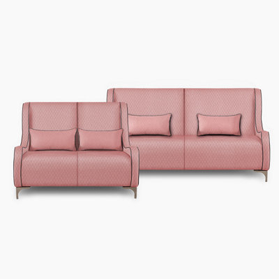 Emelda Grace Phluid Sofa Ensemble - Pink