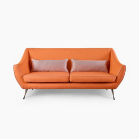 Emelda Grace Rita Large Sofa - Orange