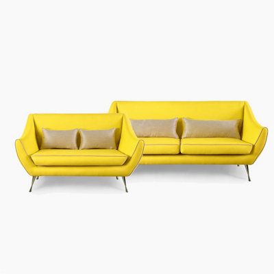 Emelda Grace Rita Sofa Ensemble - Yellow