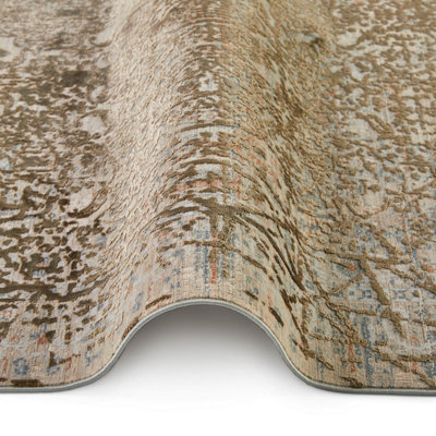 Emerald EMR102 Mink Abstract Rug by Concept Looms-240cm X 340cm