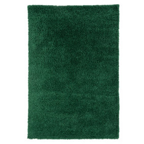 Emerald Green Thick Soft Shaggy Area Rug 120x170cm