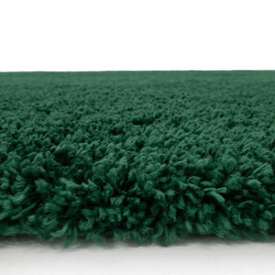 Emerald Green Thick Soft Shaggy Area Rug 240x330cm