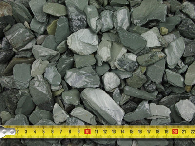 Emerald Slate Chippings 20mm - 50 Bags (1000kg)