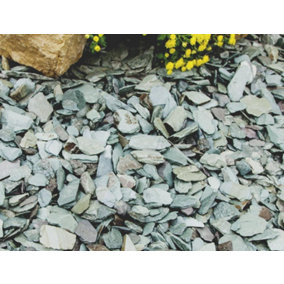Emerald Slate Chippings 40mm - 50 Bags (1000kg)