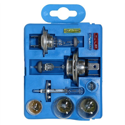 Emergency Breakdown Car Bulb and Fuse Assortment Kit (Mini blade Normal ...