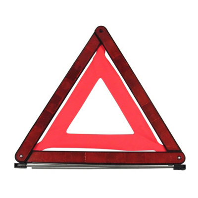 Emergency Breakdown Safety Triangle Sign (Car Truck Road Hazard Portable Warning)