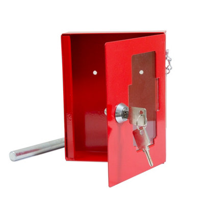 Emergency Key Cabinet with Glass Breaker Hammer Wall Mounted Lockable ...