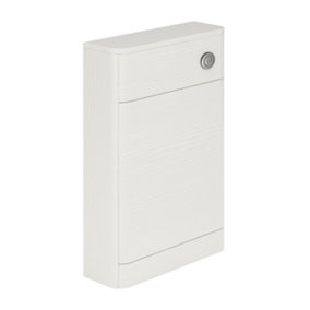 Emery Textured White Back to Wall Toilet WC Unit (H)805mm (W)550mm