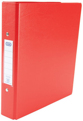 Emgee Ring Binders Heavyweight PVC 2 O-Ring Size 25mm A5 Red Ref 500201 ...