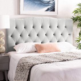 Small double Silver Headboards Bedroom furniture B Q