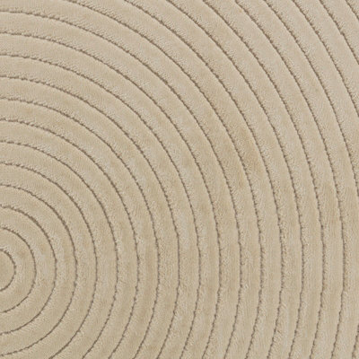 EMIKO In- & Outdoor 3D High & Low Pile Textured Beige Area Rug 160 x 220 cm
