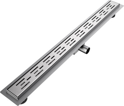 EMKE Linear Shower Drain 900mm, 304 Stainless Steel Floor Drain Invisible Shower Linear with Odor Stop and Hair Strainer