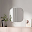 EMKE Square Wall Mounted Mirror 50CM Decorative Wall-Mounted Hanging Bathroom Bedroom Living Room Vanity Mirror