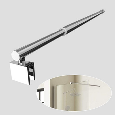 EMKE Telescopic Support Bar 700-1200mm, Chrome Stainless Steel ...