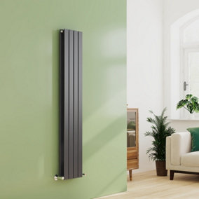 EMKE Vertical Radiator Double Flat Pane High Thermal Anthracite 160x30cm