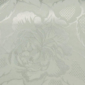Emma Barclay Damask Rose Tablecloth, White, 60 x 84 Inch