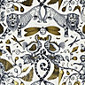 Emma J Shipley Animalia Extinct Wallpaper Gold W0100/02