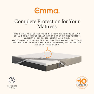 Emma Original Hybrid Single Mattress with Waterproof Mattress
