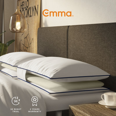 Emma Original Lite Double Mattress and 2 Hybrid Pillows Bundle