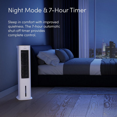 Emperial 5L Portable Air Cooler - 3 in 1 Tower Fan, Humidifier, Air Cooler With 4 Modes, 3 Speeds, Timer and Remote Control