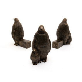 Emperor Penguin Plant Pot Feet - Set of 3 - L9.3 x W6 x H11.2 cm