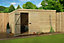 Empire 1000 Pent 10x8 pressure treated tongue and groove wooden garden shed door Left (10' x 8' / 10ft x 8ft) (10x8)