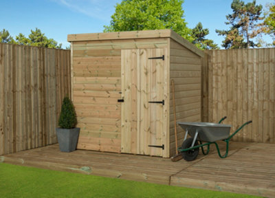 Empire 1000 Pent 6x3 Door Right