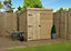 Empire 1000 Pent 6x5 pressure treated tongue and groove wooden garden shed door Left (6' x 5' / 6ft x 5ft) (6x5)