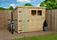 Empire 1500  Pent 8x6 pressure treated tongue and groove wooden garden shed door left (8' x 6' / 8ft x 6ft) (8x6)