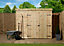 Empire 4000  Pent 8x3 pressure treated tongue and groove wooden garden shed double door right (8' x 3' / 8ft x 3ft) (8x3)