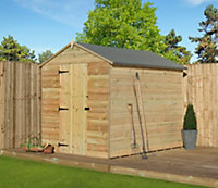 Empire 9000 Premier Apex Shed 6x12 pressure treated tongue and groove wooden garden shed (6' x 12' / 6ft x 12ft) (6x12)
