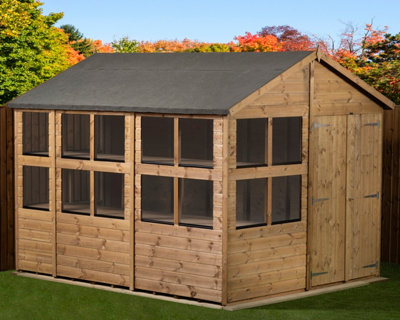 Empire Apex Potting Shed 8x10 Double Door