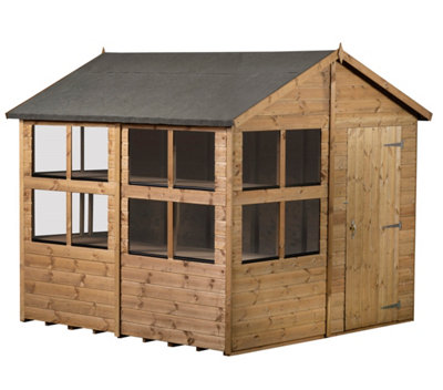 Empire Apex Potting Shed 8x8 Single Door
