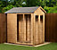 Empire Apex Summerhouse 4X6 dipped treated tongue and groove wooden garden shed double door (4' x 6' / 4ft x 6ft) (4x6)