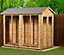 Empire Apex Summerhouse 4X8 dipped treated tongue and groove wooden garden shed double door (4' x 8' / 4ft x 8ft) (4x8)