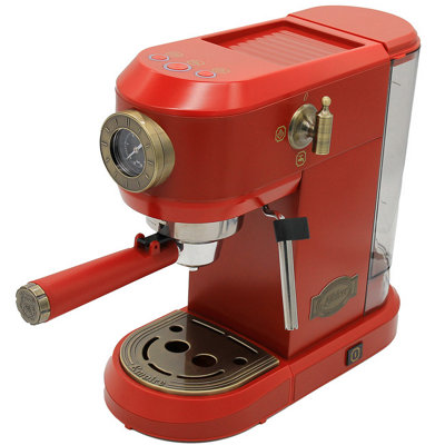 Empire Espresso Coffee Machine (Bordeaux Red)