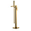 Empire Freestanding Square Bath Shower Mixer Tap - Brushed Brass - Balterley
