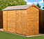 Empire Modular Apex 4x10 dipped treated tongue and groove wooden garden shed double door (4' x 10' / 4ft x 10ft) (4x10)