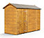 Empire Modular Apex 4x10 dipped treated tongue and groove wooden garden shed single door no windows (4' x 10' / 4ft x 10ft) (4x10)