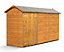 Empire Modular Apex 4x12 dipped treated tongue and groove wooden garden shed double door (4' x 12' / 4ft x 12ft) (4x12)