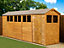 Empire Modular Apex 4x18 dipped treated tongue and groove wooden garden shed windows (4' x 18' / 4ft x 18ft) (4x18)