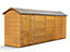 Empire Modular Apex 4x18 dipped treated tongue and groove wooden garden shed windows (4' x 18' / 4ft x 18ft) (4x18)