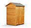 Empire Modular Apex 4x4 dipped treated tongue and groove wooden garden shed double door (4' x 4' / 4ft x 4ft) (4x4)