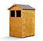 Empire Modular Apex 4x4 Windows dipped treated tongue and groove wooden garden shed  (4' x 4' / 4ft x 4ft) (4x4)