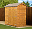 Empire Modular Apex 4x6 dipped treated tongue and groove wooden garden shed double door (4' x 6' / 4ft x 6ft) (4x6)