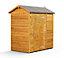 Empire Modular Apex 4x6 dipped treated tongue and groove wooden garden shed single door (4' x 6' / 4ft x 6ft) (4x6)