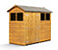 Empire Modular Apex 4x8 dipped treated tongue and groove wooden garden shed double door windows (4' x 8' / 4ft x 8ft) (4x8)