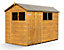 Empire Modular Apex 6x10 dipped treated tongue and groove wooden garden shed double door windows (6' x 10' / 6ft x 10ft) (6x10)