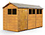 Empire Modular Apex 6x12 Windows dipped treated tongue and groove wooden garden shed (6' x 12' / 6ft x 12ft) (6x12)